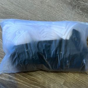 8 Pair White and Black Socks - 4 white, 4 black